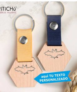 llavero fallero rat penat personalizado