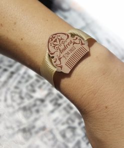 pulsera con peineta personalizable