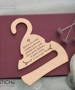 percha para banda con dedicatoria