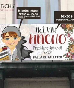 lona presidente infantil personalizada