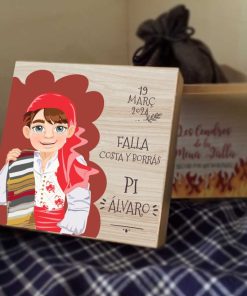 caja de cenizas de la falla para presidente infantil