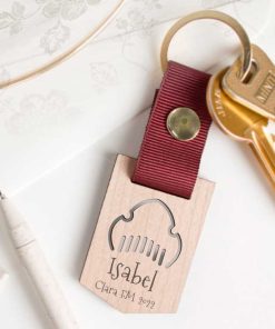 pitichu llavero fallero madera personalizable