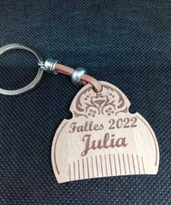 pitichu llavero peineta madera personalizable