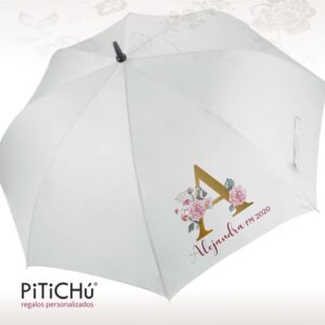 paraguas fallero personalizado con inicial