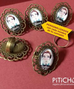 pasapañuelo fallerita personalizado con nombres