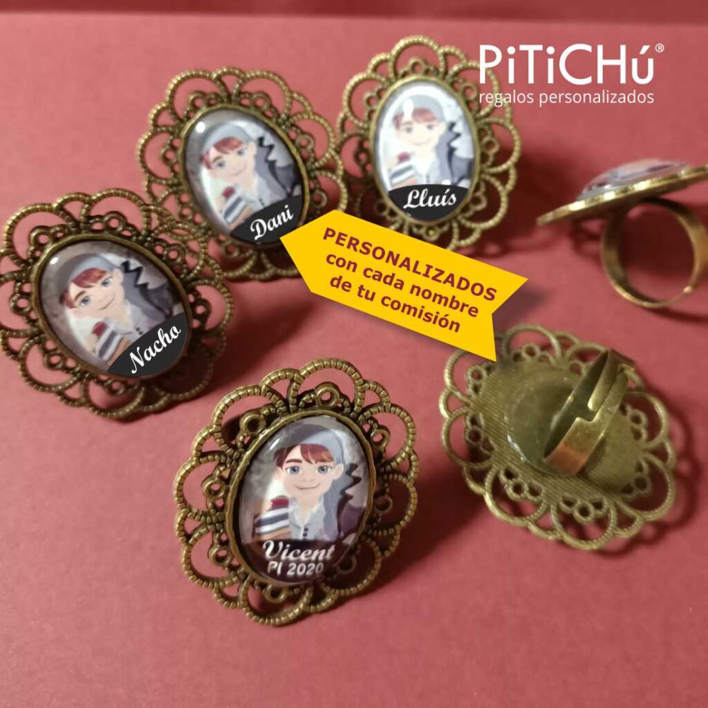 pasapañuelo con fallero personalizado