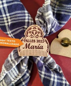 sujeta pañuelos con peineta personalizable