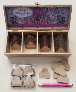 caja para firmas y dedicatorias