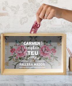hucha fallera personalizable