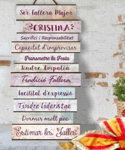 tabla frases fallera mayor personalizada