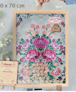 Cuadro para firmas hucha personalizable