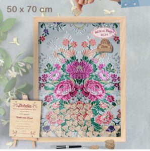 Cuadro para firmas hucha personalizable