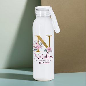 bidones personalizables con la inicial