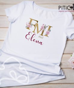 camiseta fallera floral