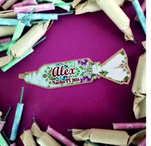 pin petardo estampado personalizable