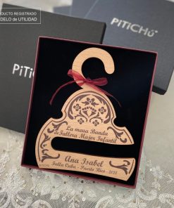 percha banda fallera mayor infantil personalizable