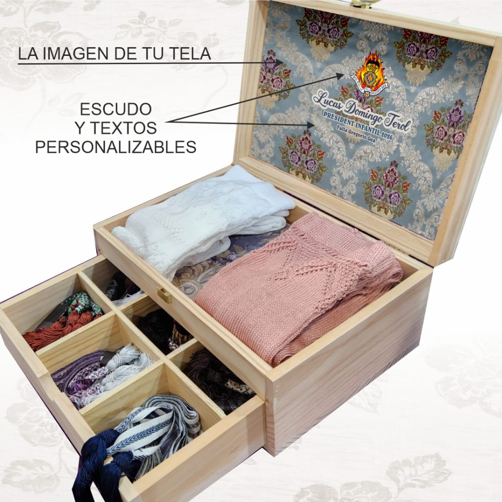 pitichu caja fallera personalizable