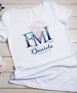 camiseta fallera mayor infantil colección clavel
