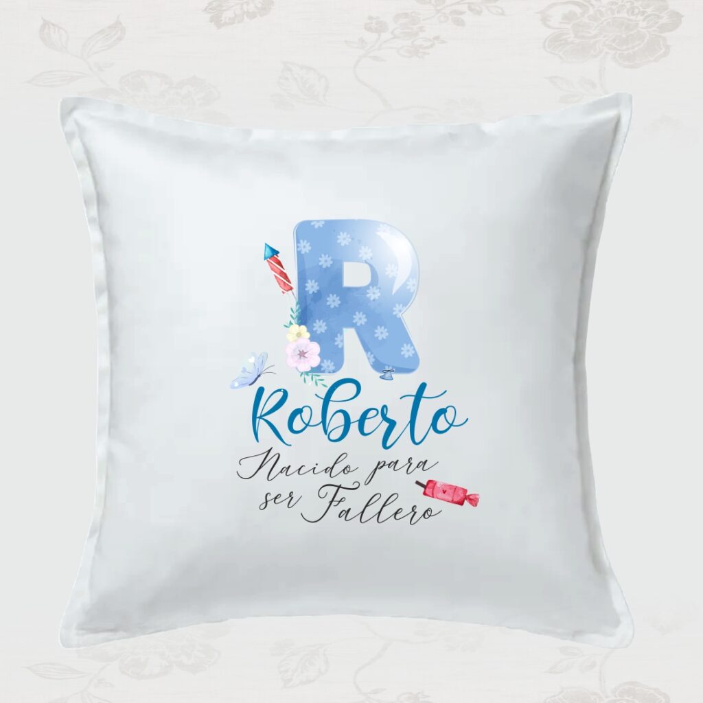 cojín para fallero bebe