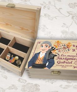 pitichu caja para guardar insignias falleras