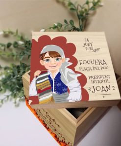 caja para cenizas de la hoguera presidente infantil