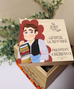 caja para guardar las cenizas de las Hogueras de San juan