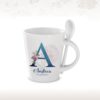 taza ceramica con cuchara personalizable