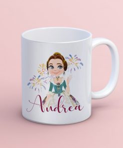 taza con fallerita personalizable