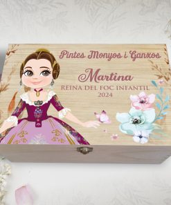 caja para postizos y peinetas personalizable