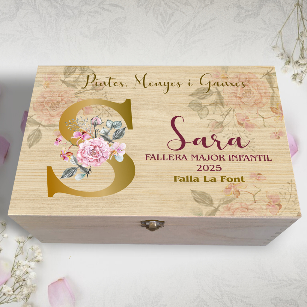 caja para peinetas y moños