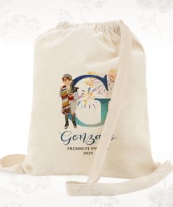 mochila algodón con fallero