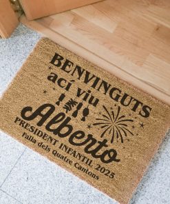 Felpudo fallero personalizable