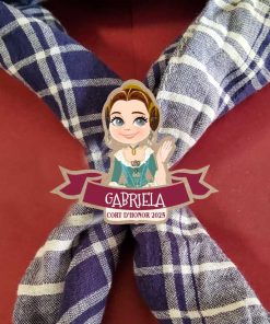 sujeta pañuelo personalizable con fallera