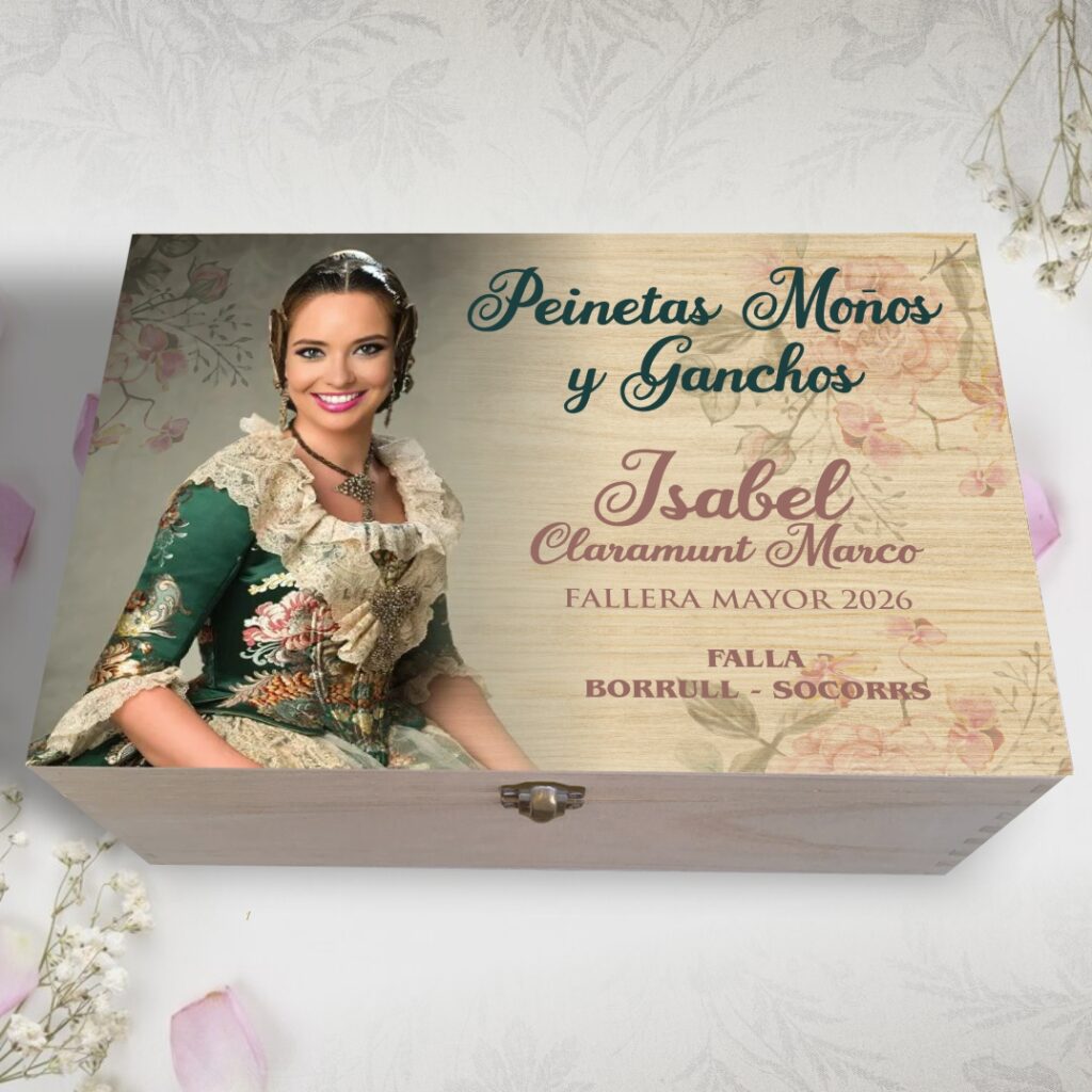 caja para moños peinetas y ganchos