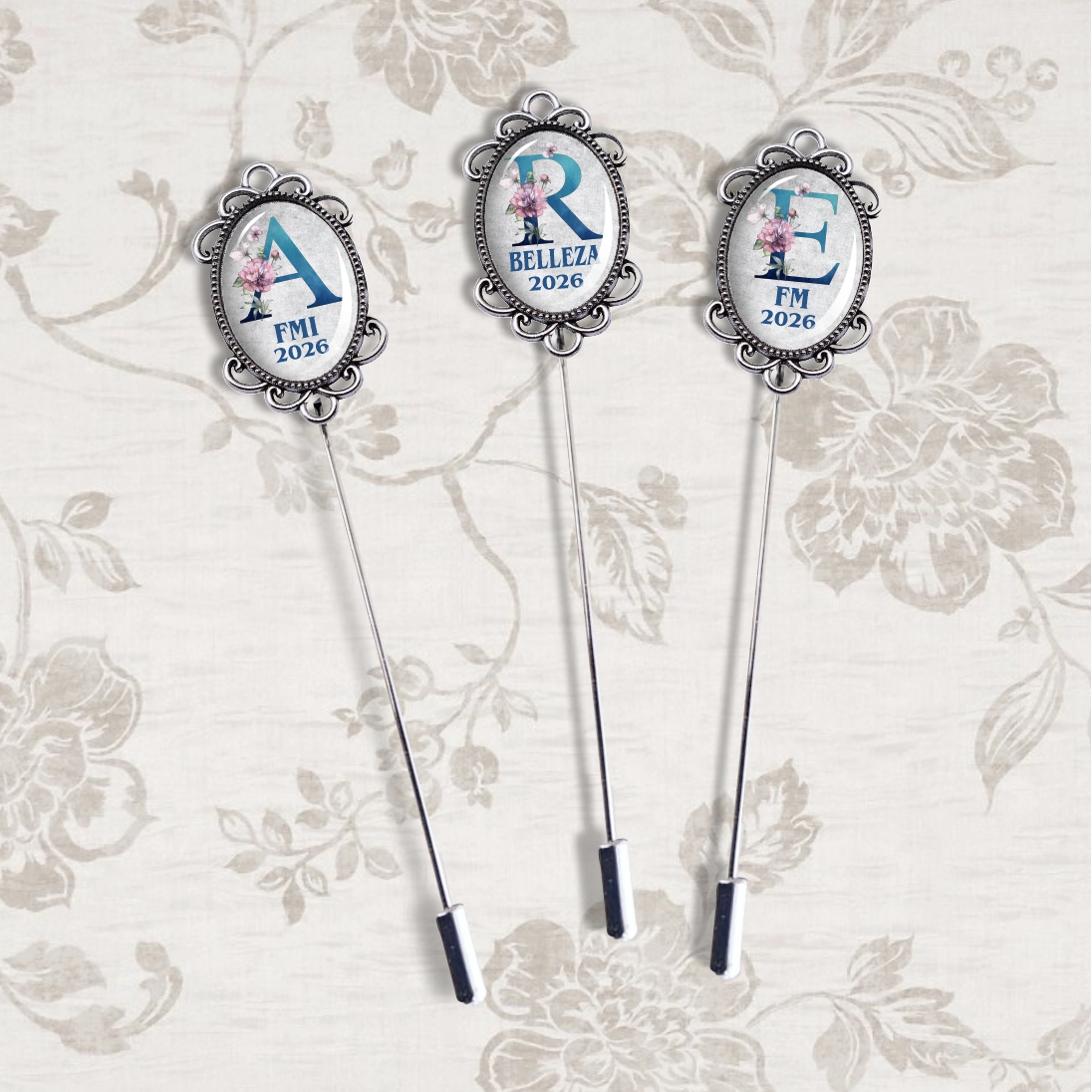 aguja para sujetar la banda colección clavel