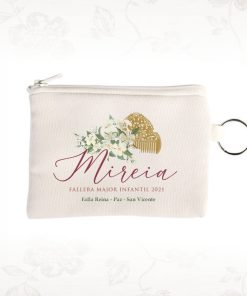 Monedero fallero con llavero personalizable