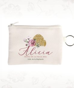 Monedero fallero con llavero personalizable