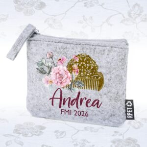 Monedero Fallero fieltro personalizable