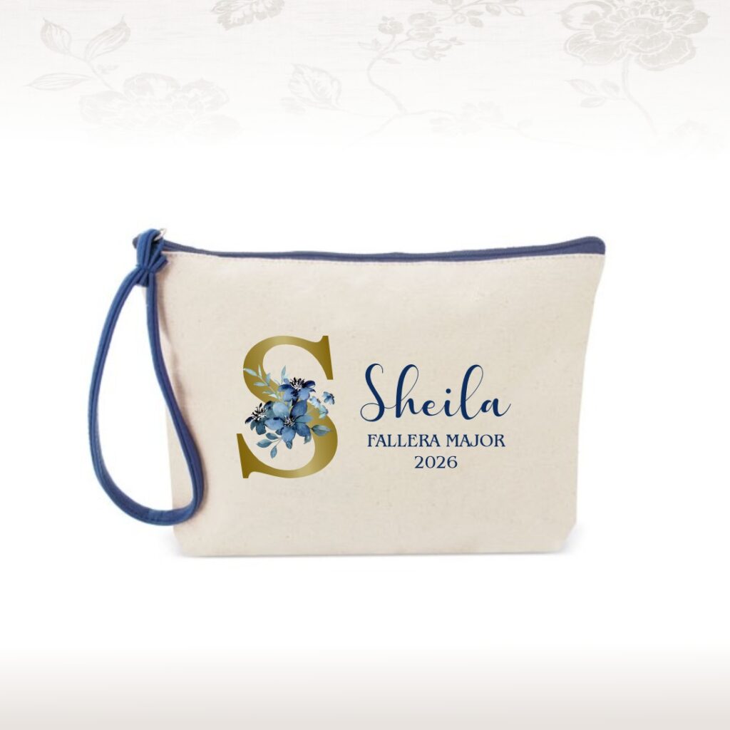 neceser personalizable con inicial