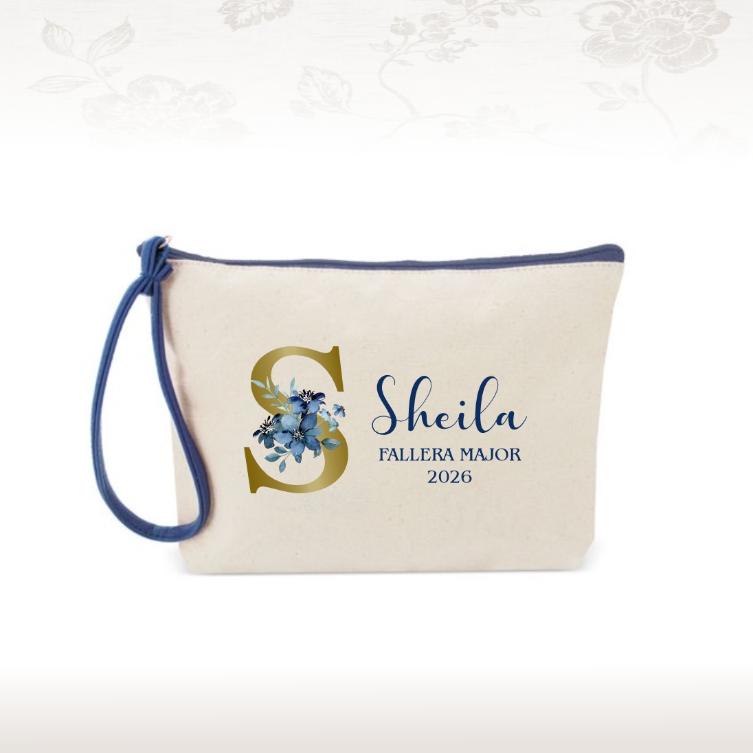 neceser personalizable con inicial