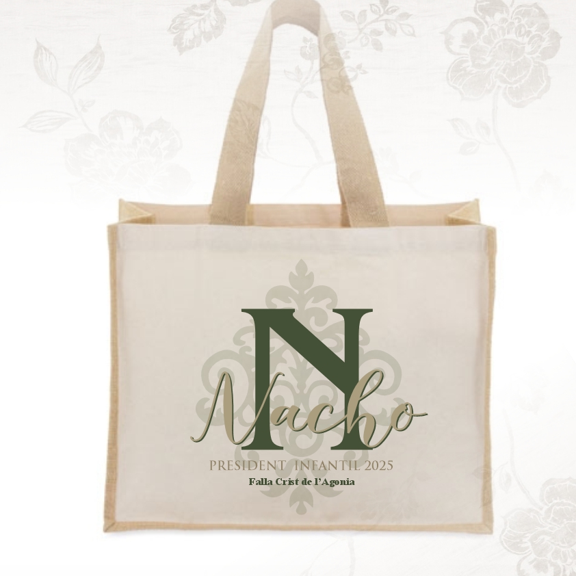 bolsa pelu inicial verde