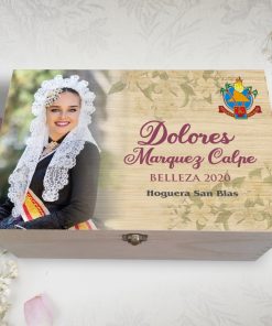 Caja para moños personalizable con foto