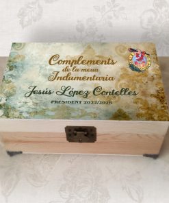 Caja para los complementos de fallero