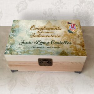 Caja para los complementos de fallero