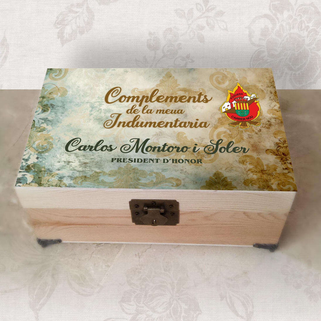 Caja de complementos para foguer