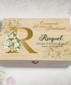 caja para peinetas ganchos moños hogueras