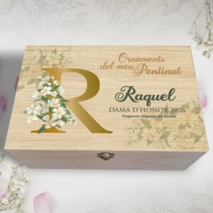 caja para peinetas ganchos moños hogueras