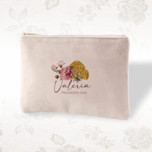 neceser personalizable de terciopelo