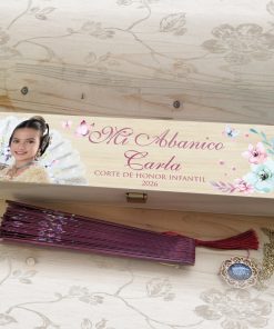 Caja para guardar abanico