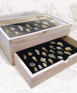 caja expositor insignias